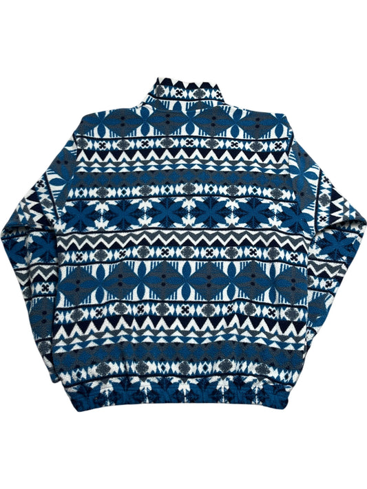 Vintage Blue Aztec Fleece L (M)