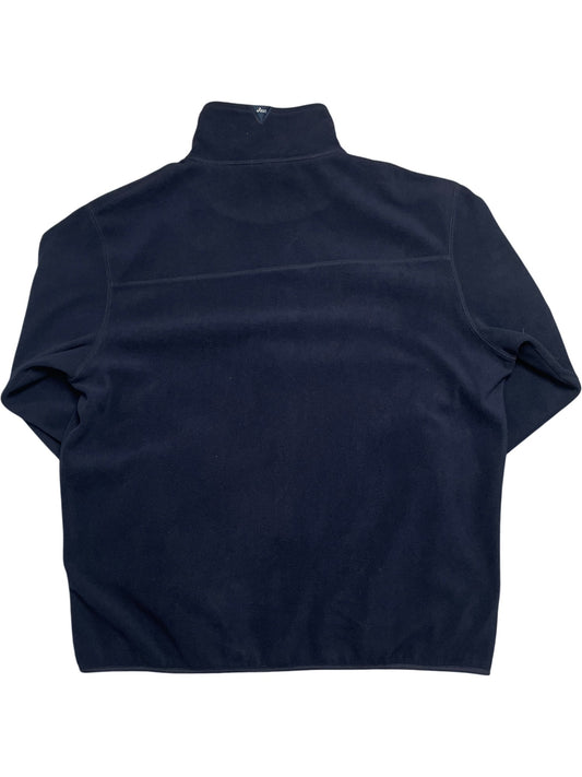 Vintage Navy Asics Jacket Fleece (XL)