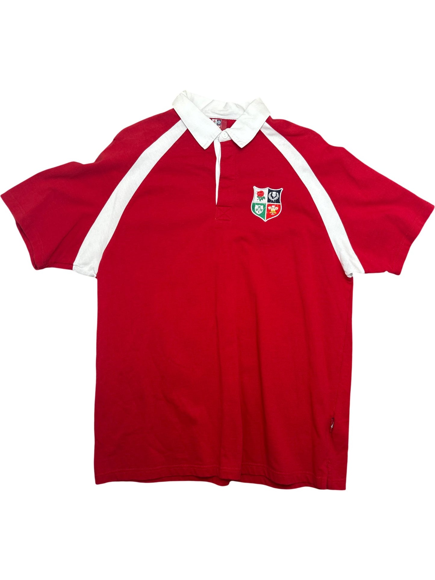 Vintage Red Rugby Shirt (L)