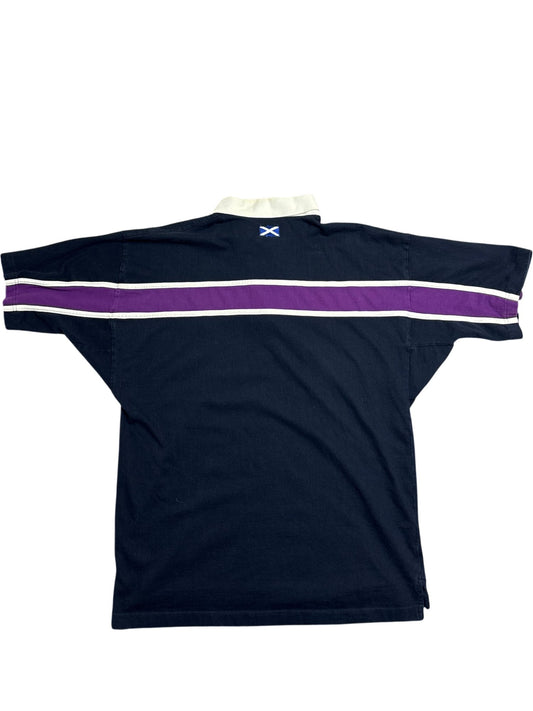 Vintage Navy Scotland Rugby Shirt 90s ()