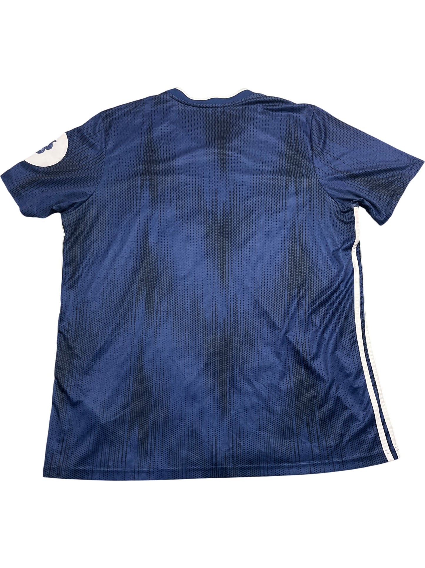 Vintage Navy Adidas Watford Soccer Jersey (XXL)