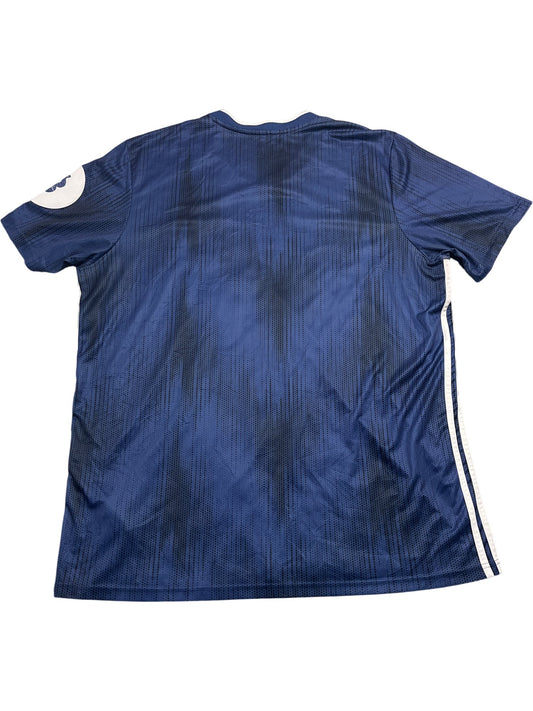 Vintage Navy Adidas Watford Soccer Jersey (XXL)