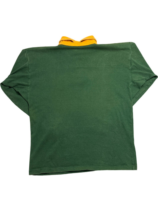 Vintage Green Springboks Rugby Shirt XXL ()