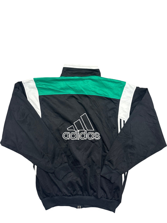Vintage Black Adidas Track Jacket Y2K (L)