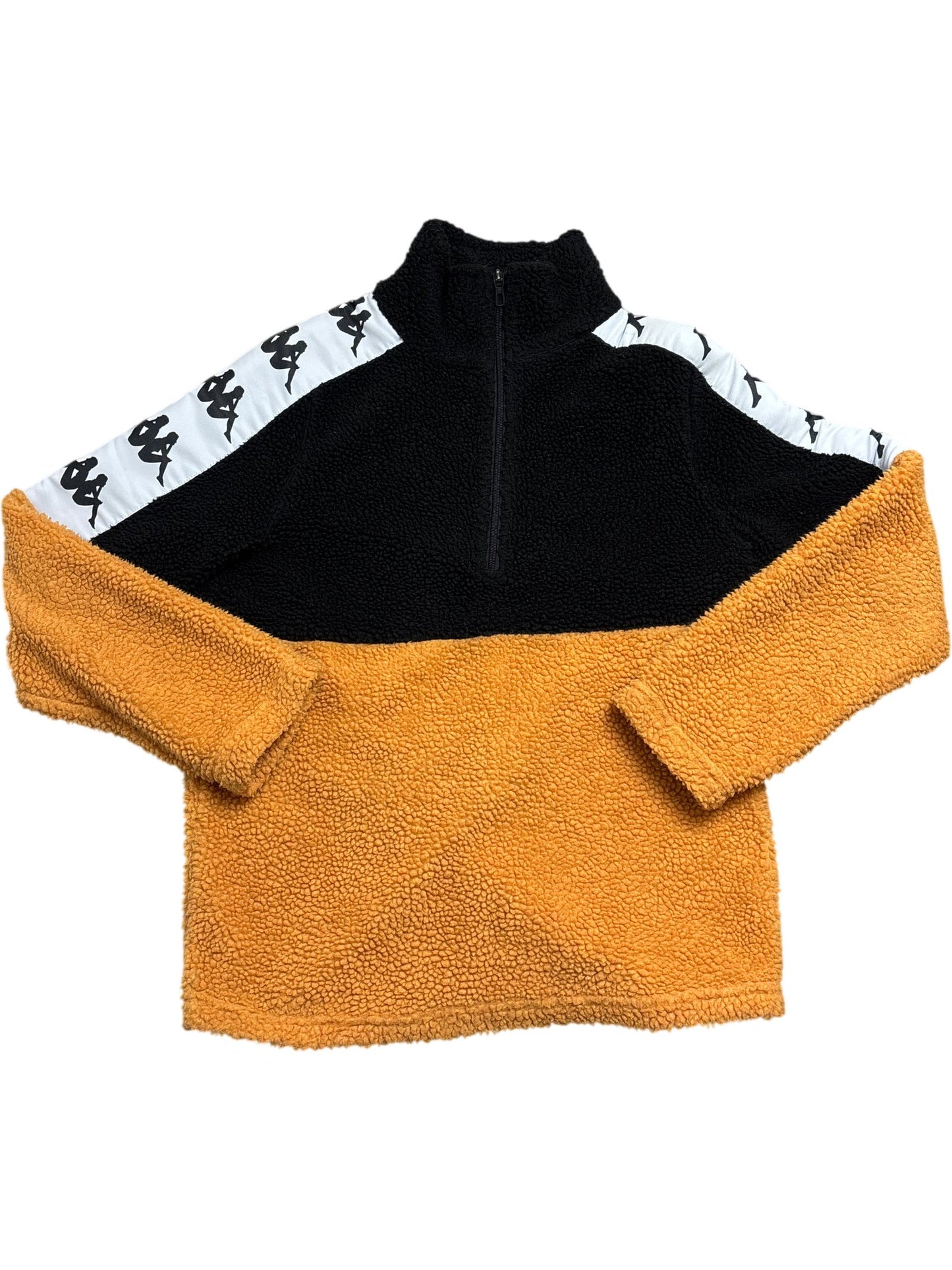 Vintage Black Kappa Fleece Jacket Kappa (S)