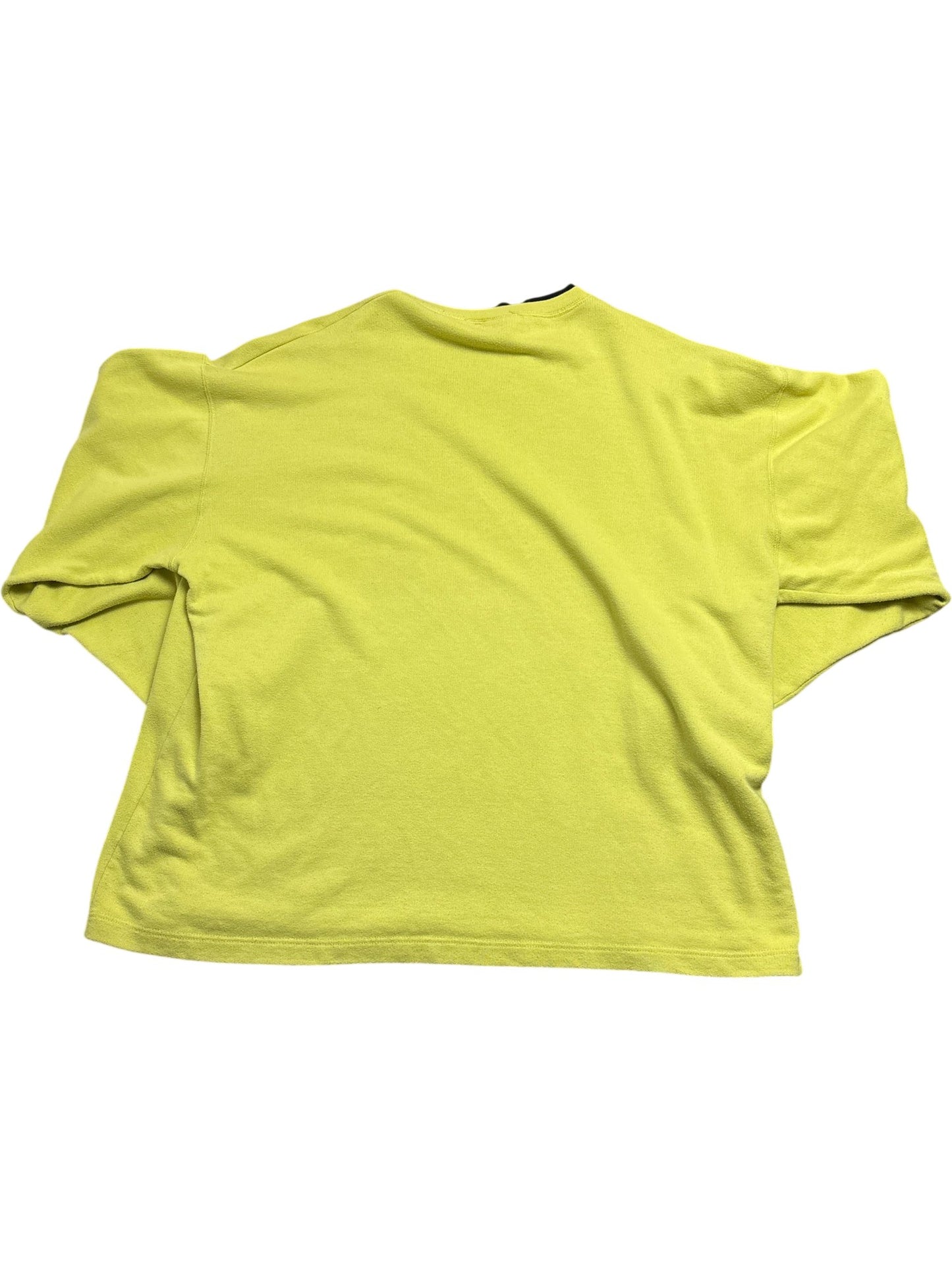 Vintage Yellow Asics Crewneck Sweatshirt (XL)