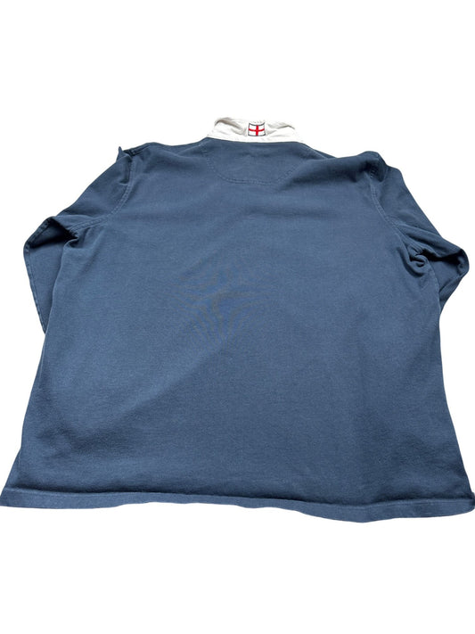 Vintage Blue England Rugby Shirt (L)