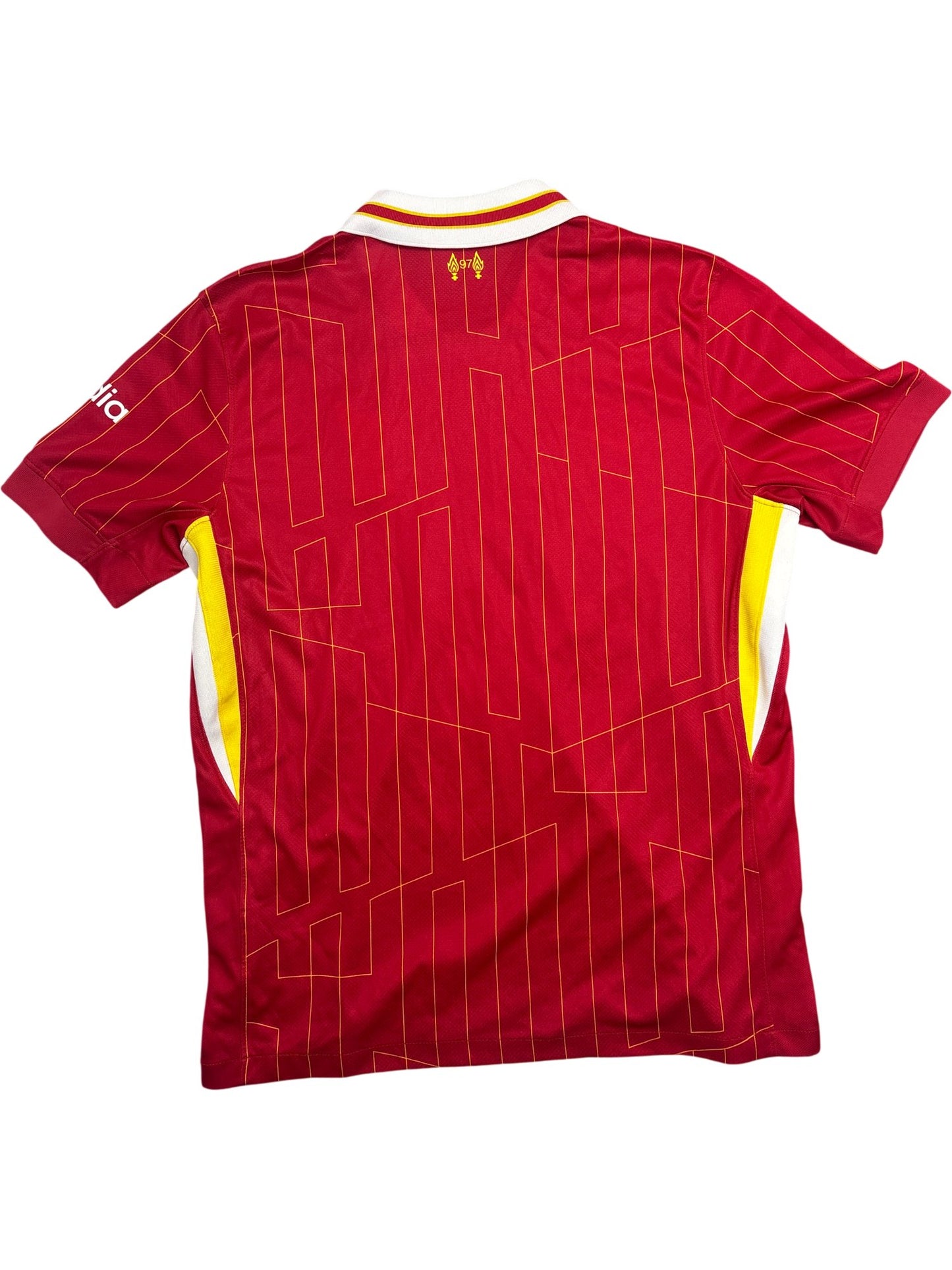 Vintage Red Nike Football Jersey Liverpool 2000s (M)