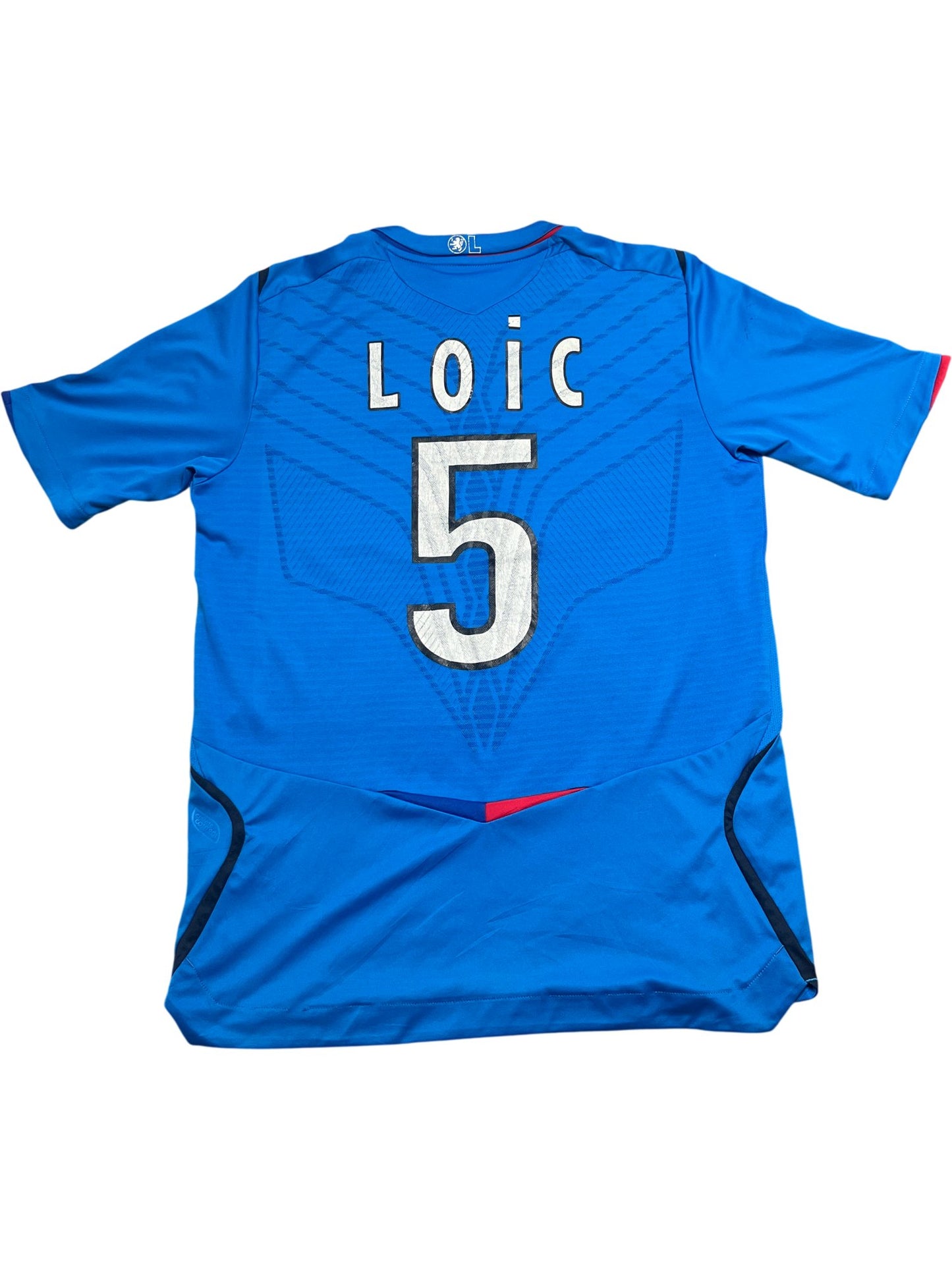 Vintage Blue Umbro Olympique Lyonnais Jersey 2000s (M)