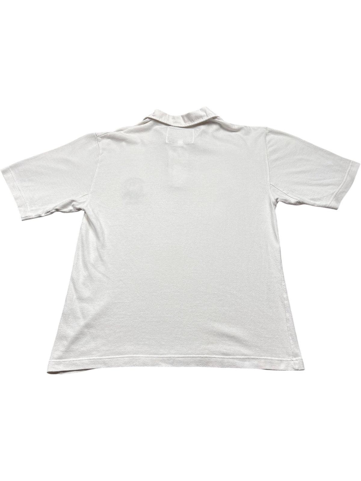 Vintage White Cotton Traders Polo Shirt England Rugby (M)