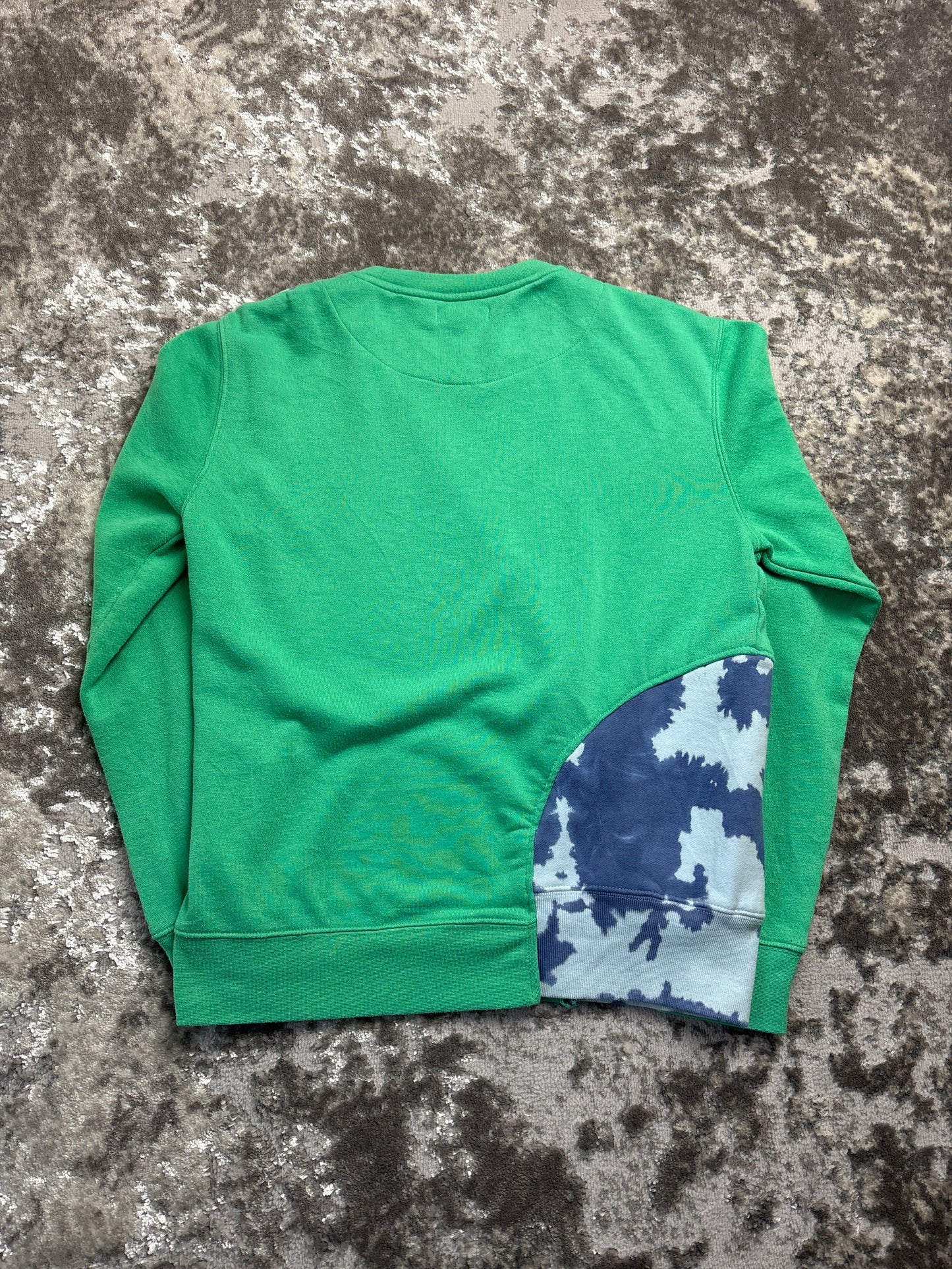 Vintage Green Nautica Crewneck Sweatshirt Tie-Dye (M)