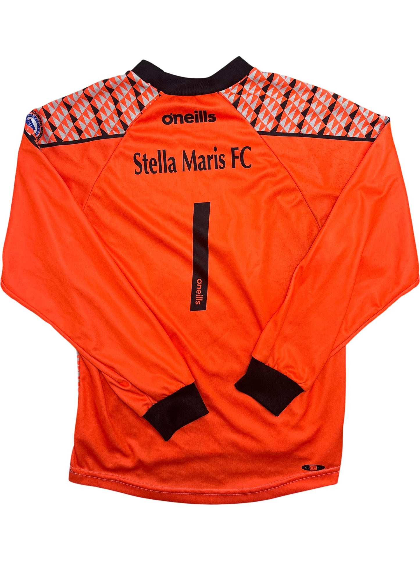 Vintage Orange O'Neills Stella Maris FC Jersey Kids 13 (XXS)