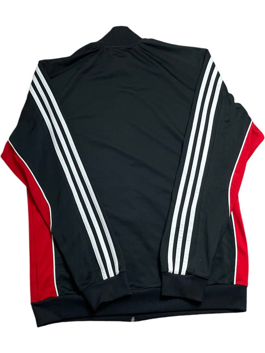 Vintage Black Adidas Track Jacket Y2K (L)