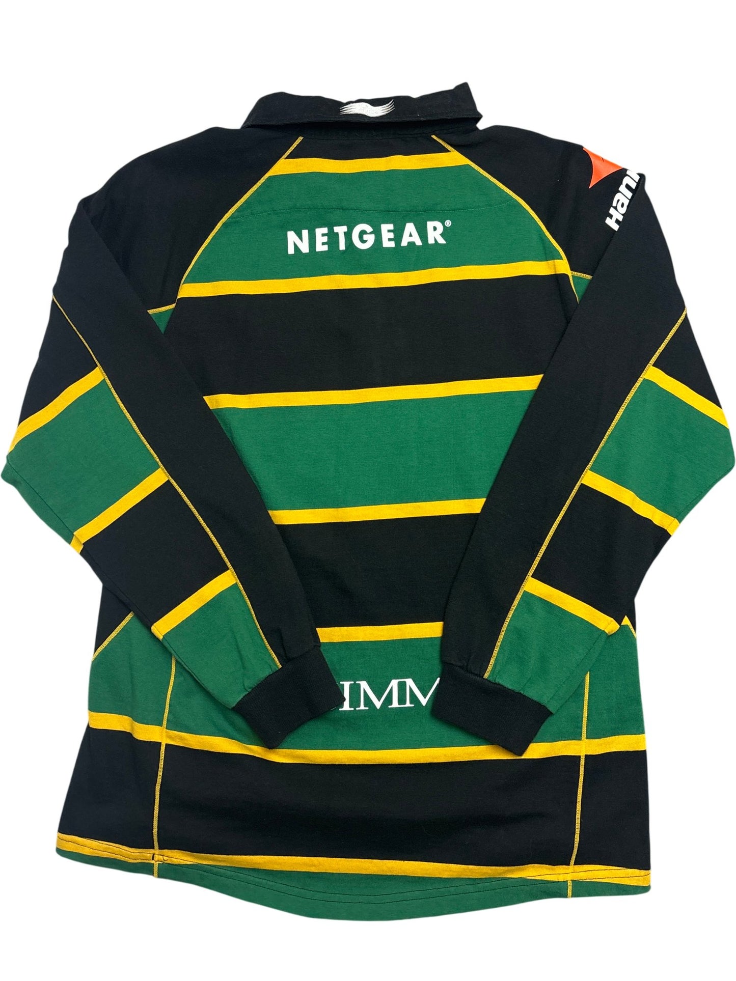 Vintage Green Reebok Rugby Jersey Northampton Saints (L)