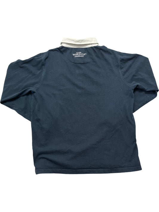 Vintage Navy Rugby World Cup Shirt Japan 2019 (M)