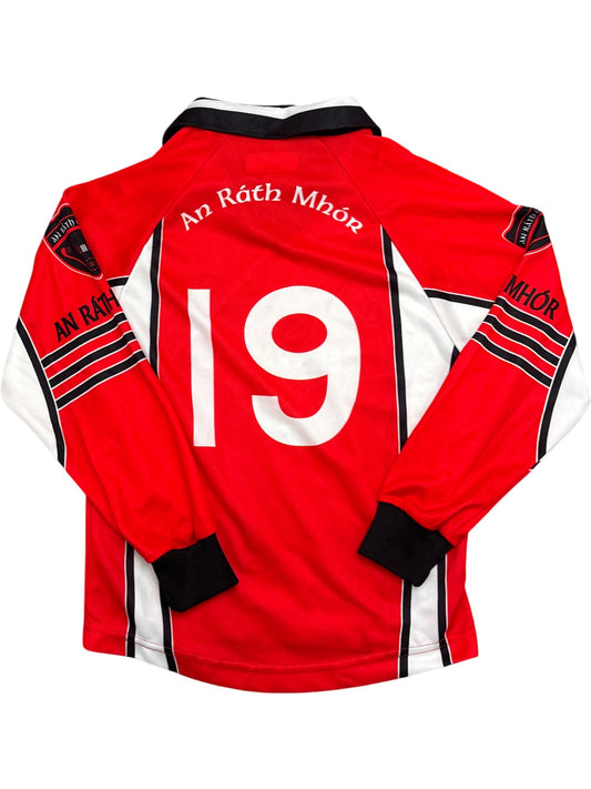 Vintage Red O'Neills Jersey An Ráth Mhór Kids 9-10 (XXS)