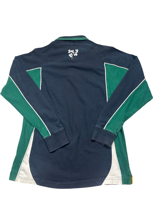 Vintage Navy Ireland Rugby Championship 2011 Long Sleeve Shirt (M)