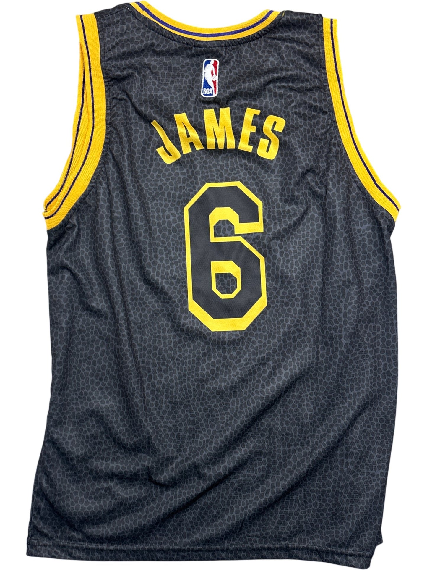 Vintage Black Nike Lakers Basketball Jersey James (L)