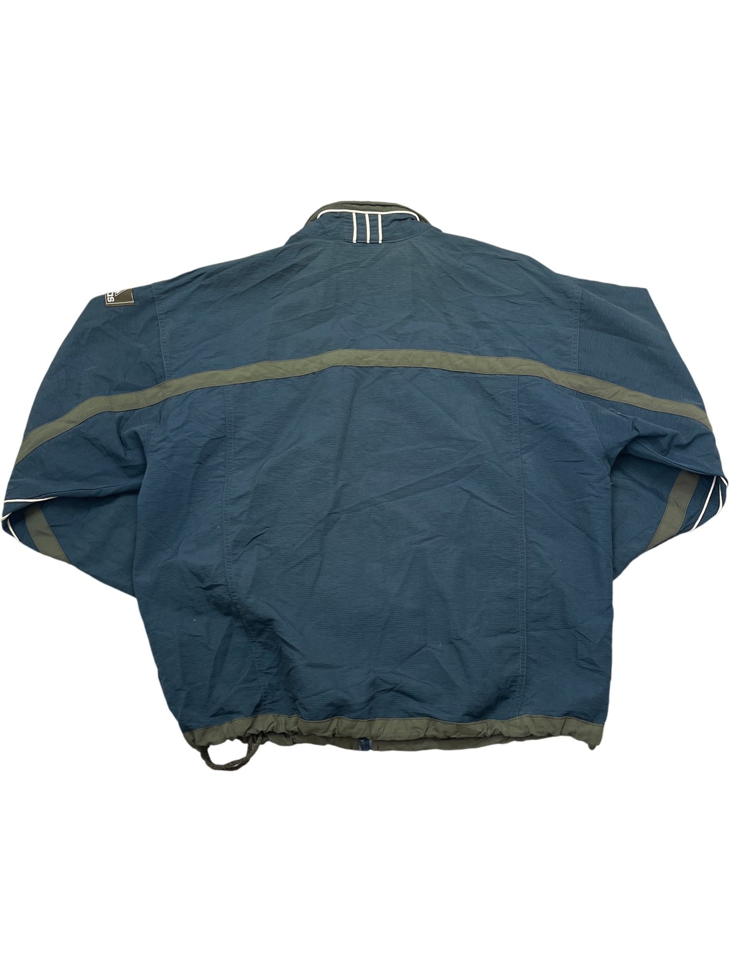 Vintage Green Adidas Windbreaker (M)