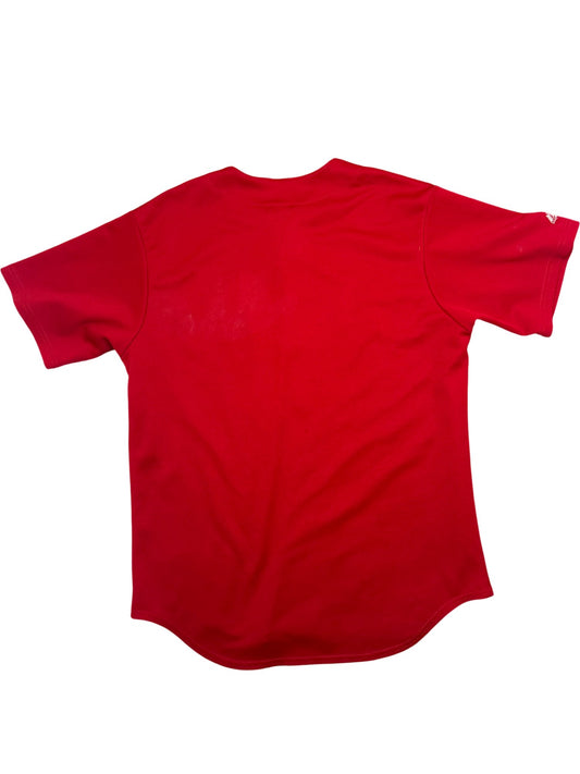 Vintage Red Boston Red Sox Baseball Jersey (L)