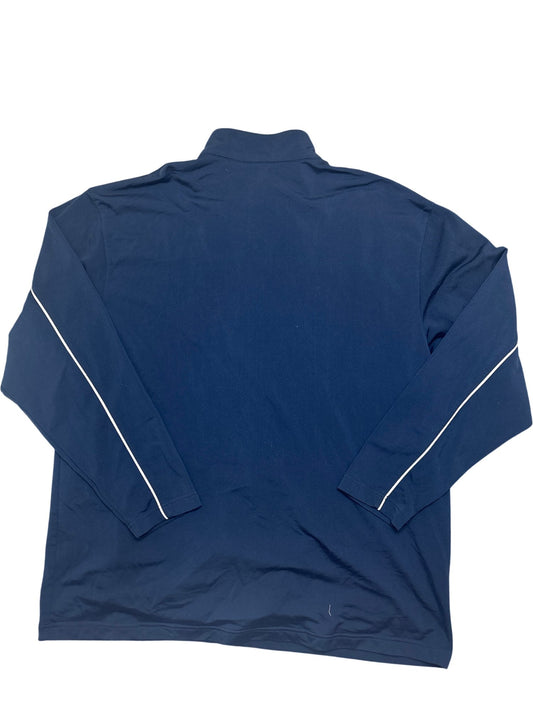 Vintage Navy Nike Track Jacket (XL)