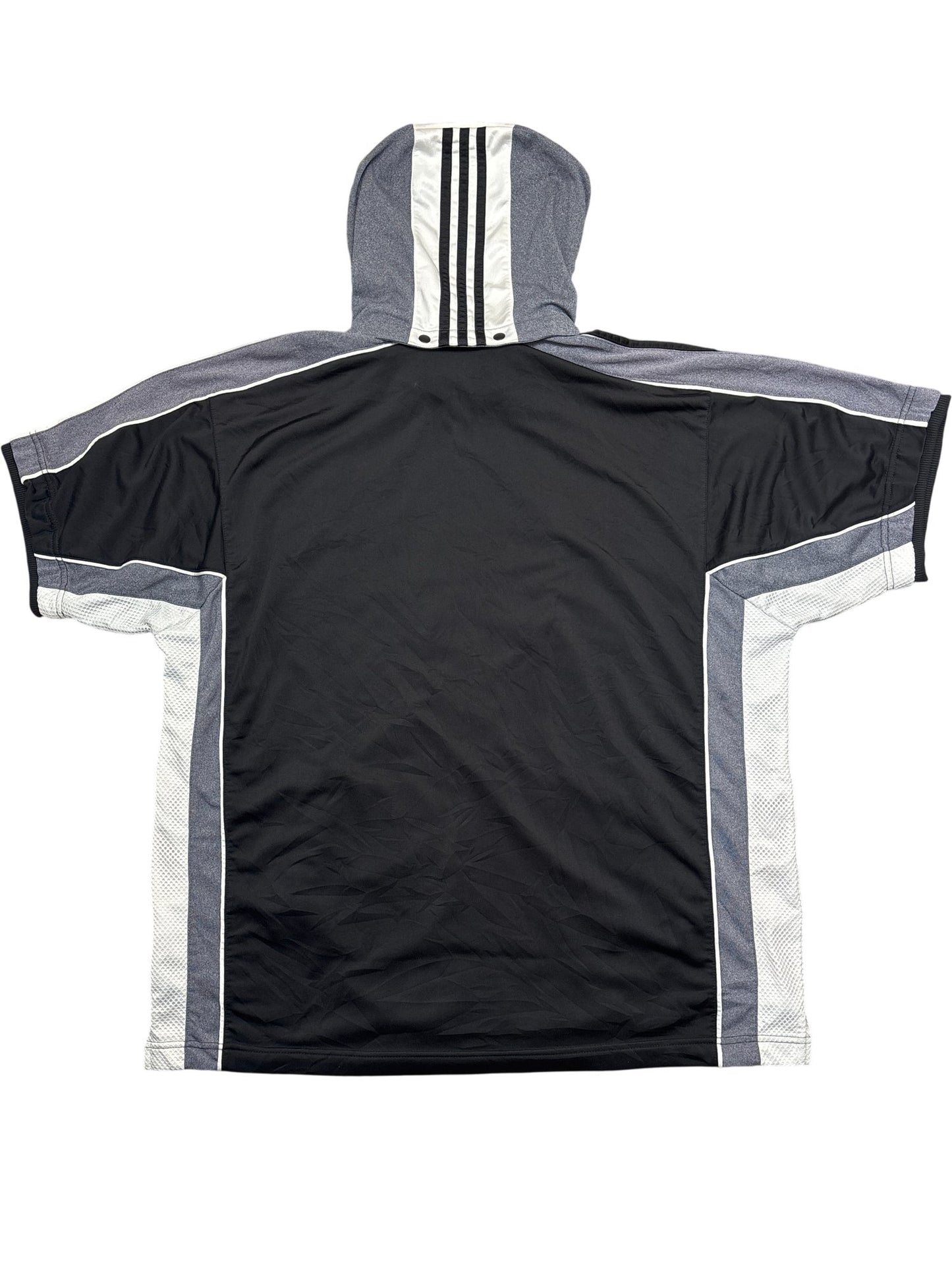 Vintage Black Adidas Hoodie 90s (L)