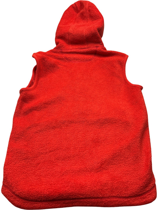 Vintage Red Champion Fleece Vest (M)