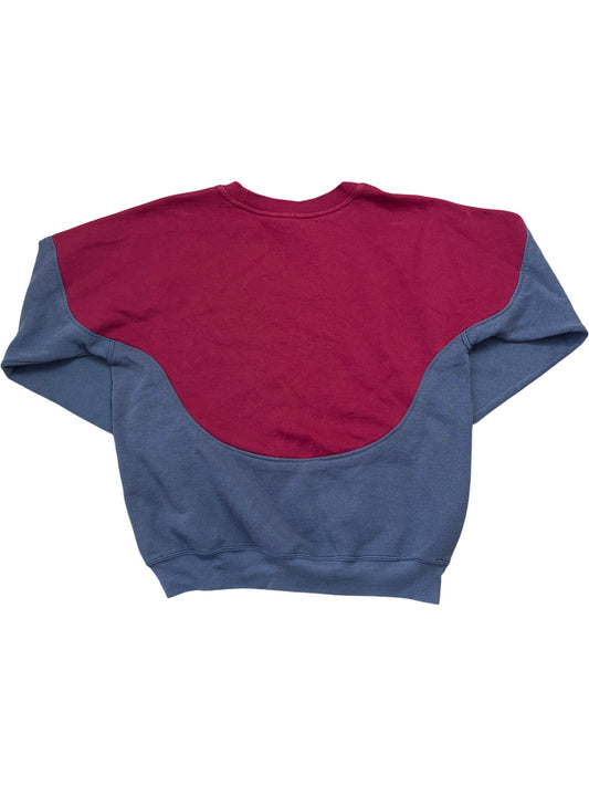 Vintage Burgundy Adidas Crewneck Sweatshirt (M)