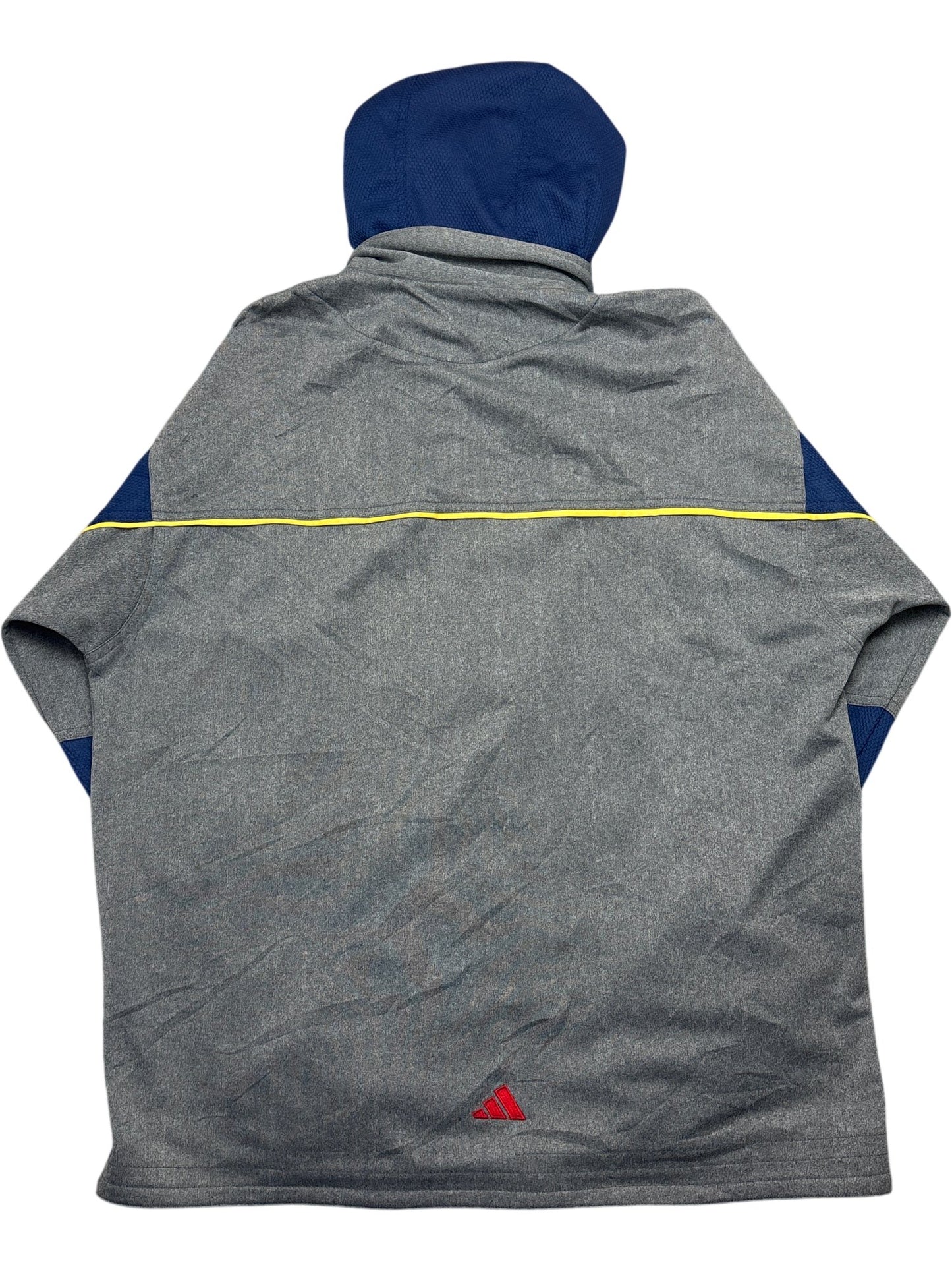 Vintage Grey Adidas Hoodie Modern (M)