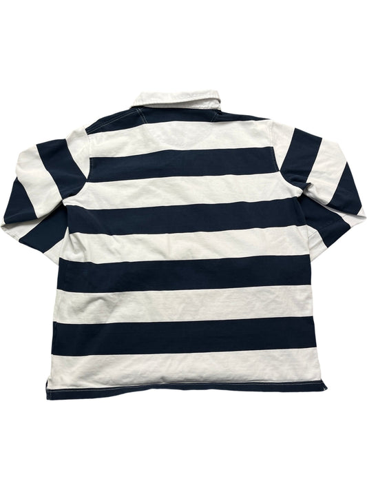 Vintage England Striped Polo Long Sleeve 90s (XL)