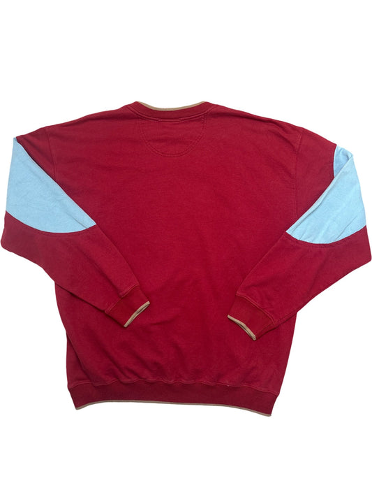 Vintage Red Adidas Crewneck Sweatshirt 90s (L)
