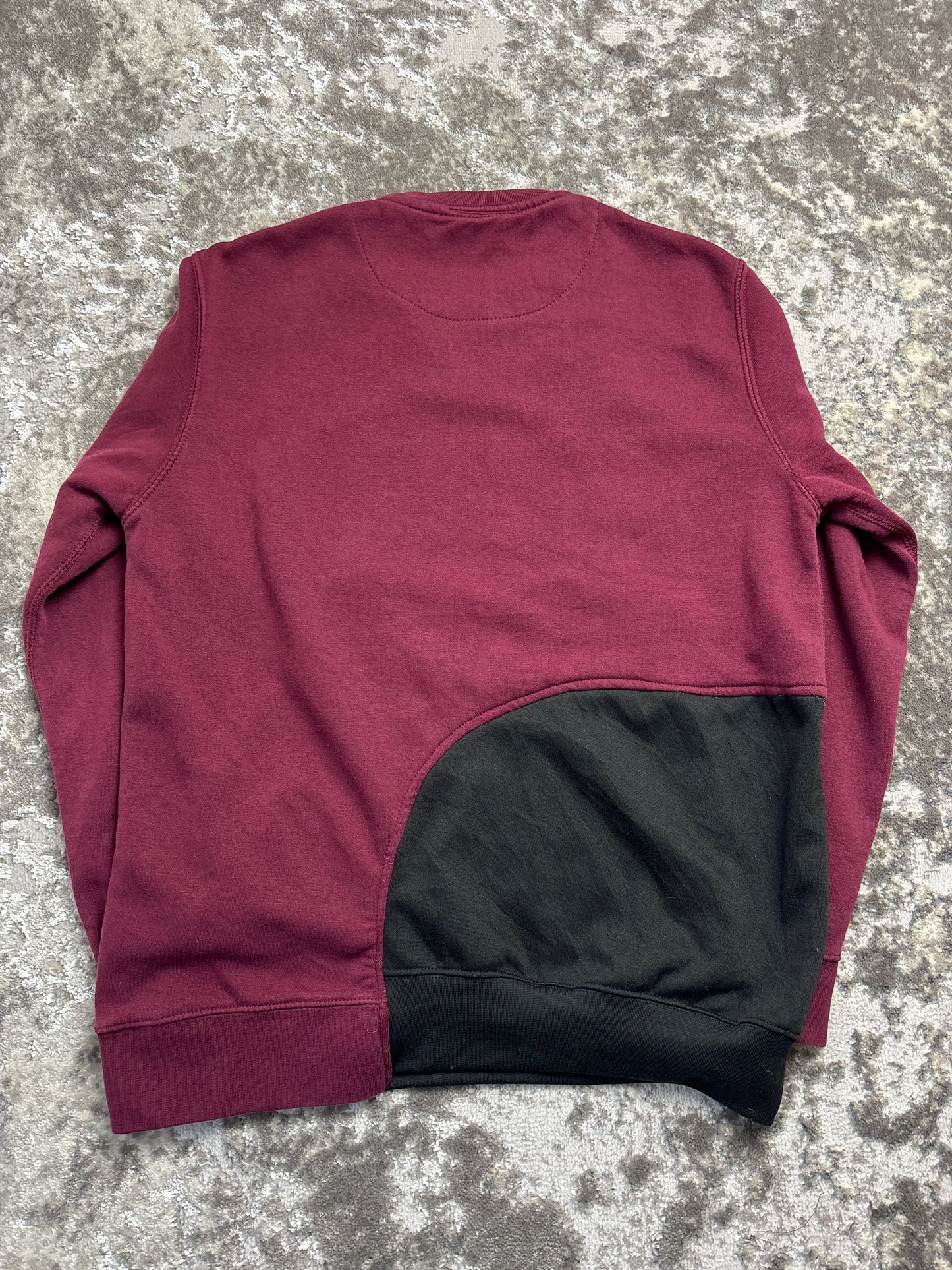 Vintage Burgundy Adidas Crewneck Sweatshirt Retro (XL)