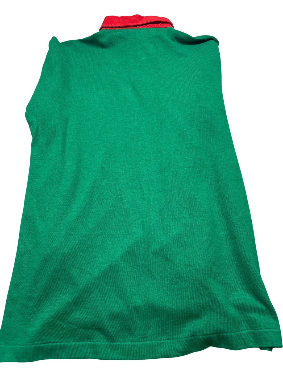 Vintage Green Rugby Shirt Retro (L)