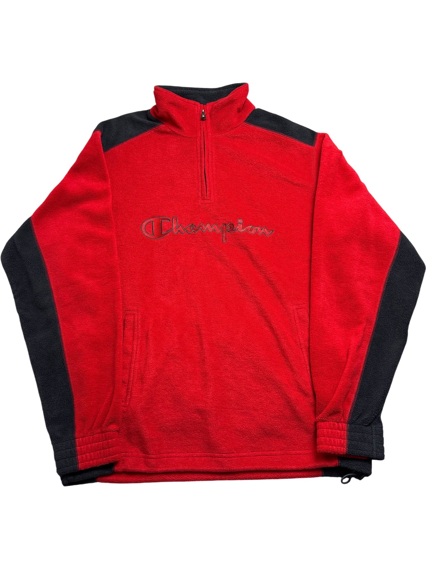 Vintage Red Champion Fleece Sweatshirt 90s (XXL)