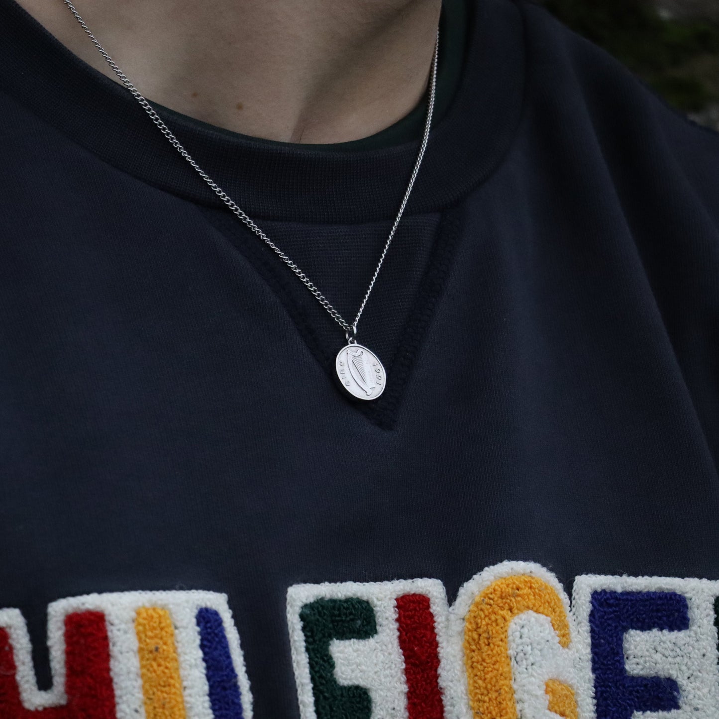 5P Bull Irish Coin Necklace