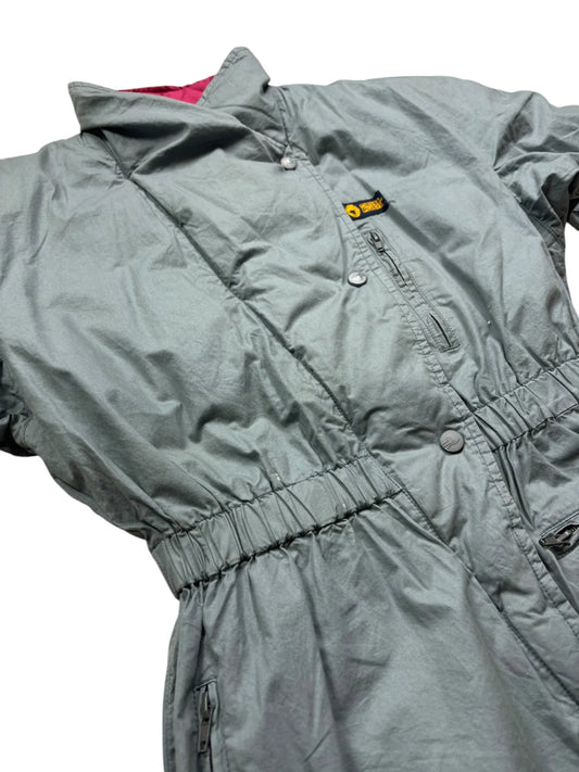 Vintage Gray Ski Suit (S)