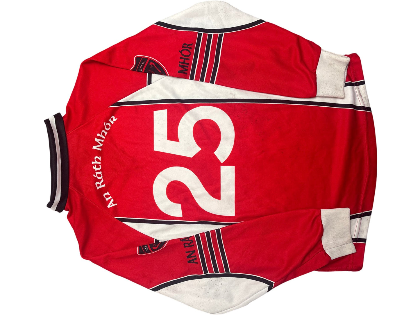 Vintage Red O'Neills Jersey Football 25 Kids 10-11 (XXS)