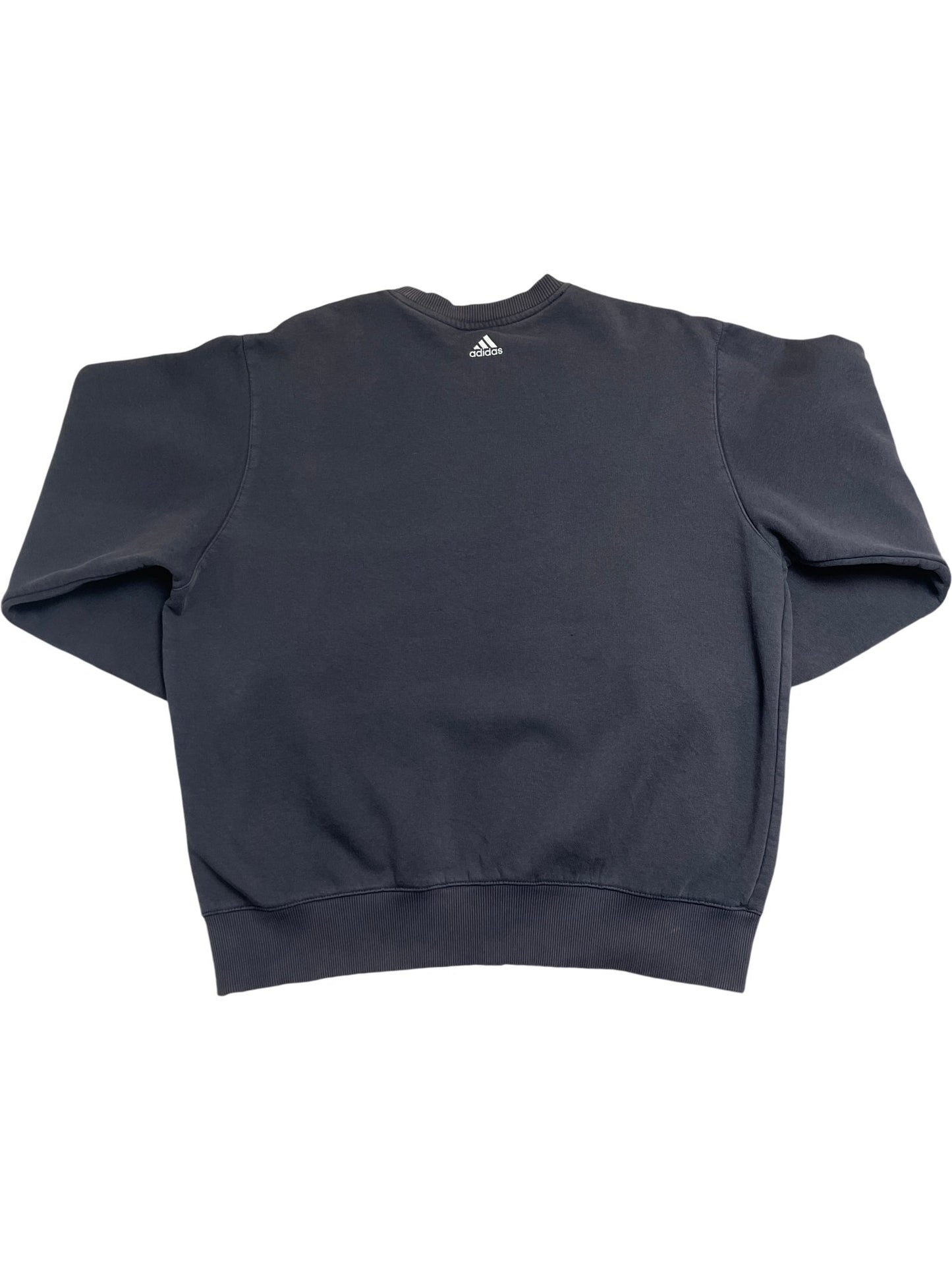 Vintage Black Adidas Crewneck Sweatshirt (L)