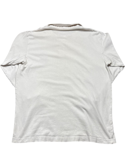 Vintage White England Rugby Shirt (L)