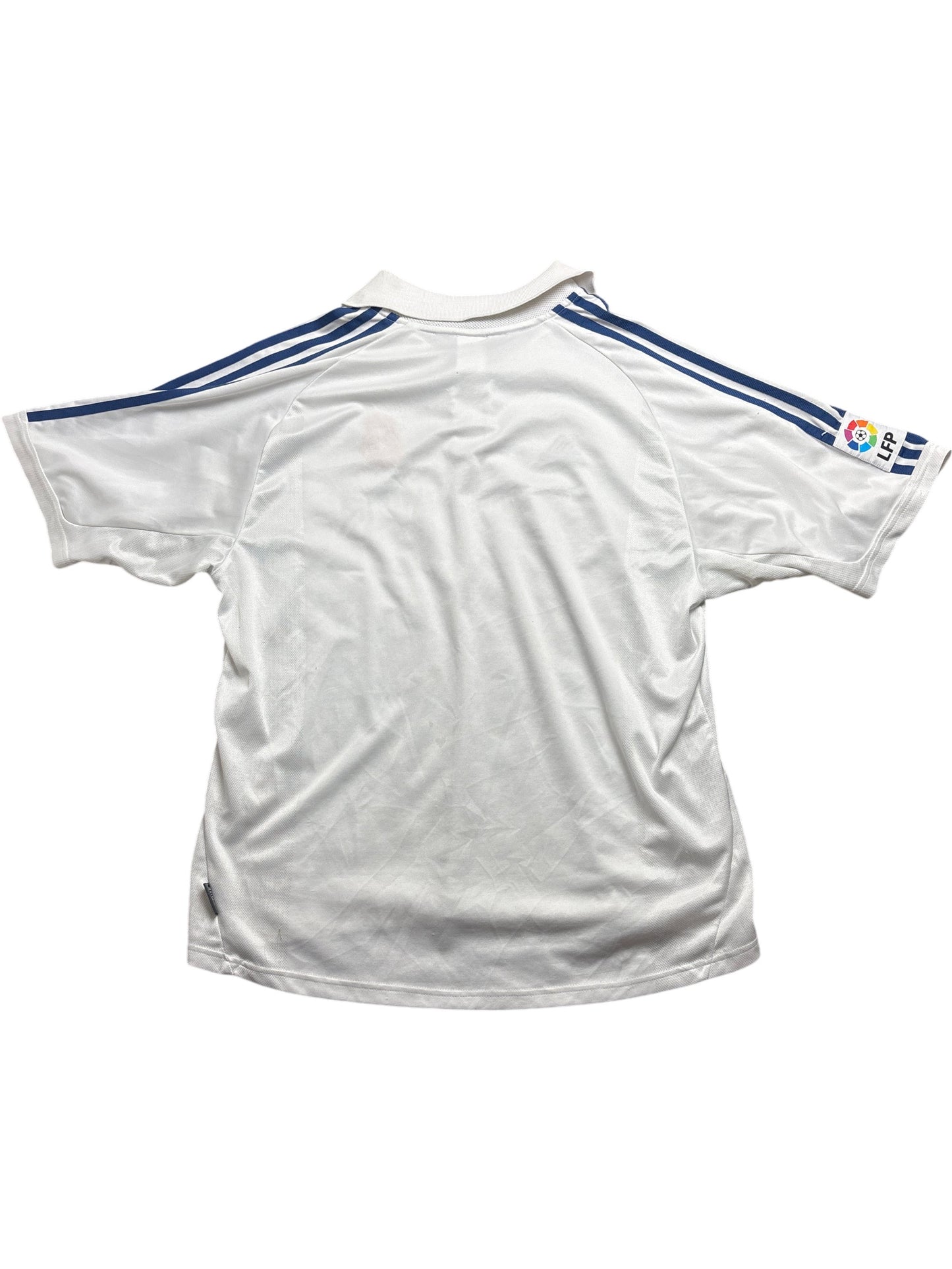 Vintage White Adidas Real Madrid Jersey 2001/2002 Home (XL)