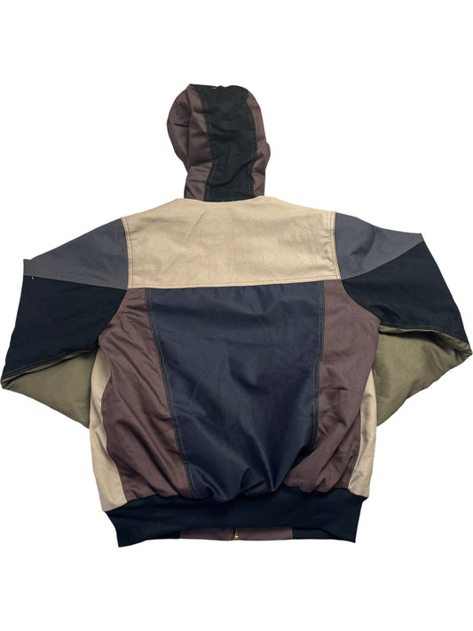 Vintage Multi Carhartt Jacket Hooded Patchwork (M)
