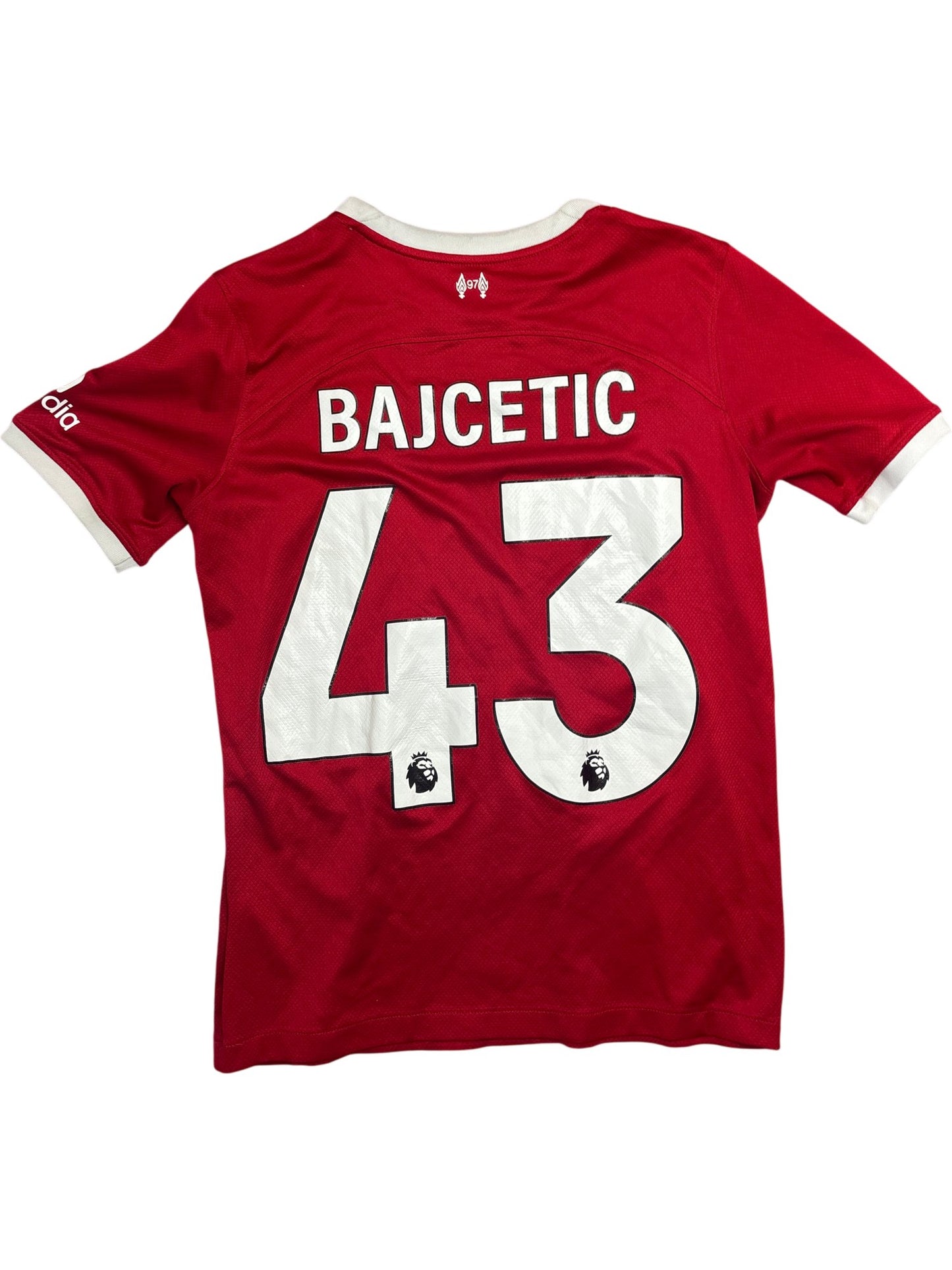Vintage Red Whack Vintage Jersey Bajcetic LFC Kids 13-14 (XS)