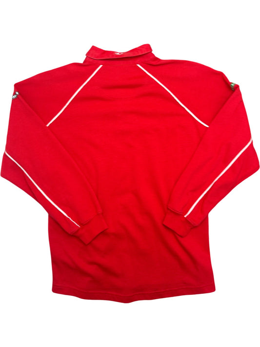 Vintage Red Reebok Rugby Shirt Wales WRU 90s (S)