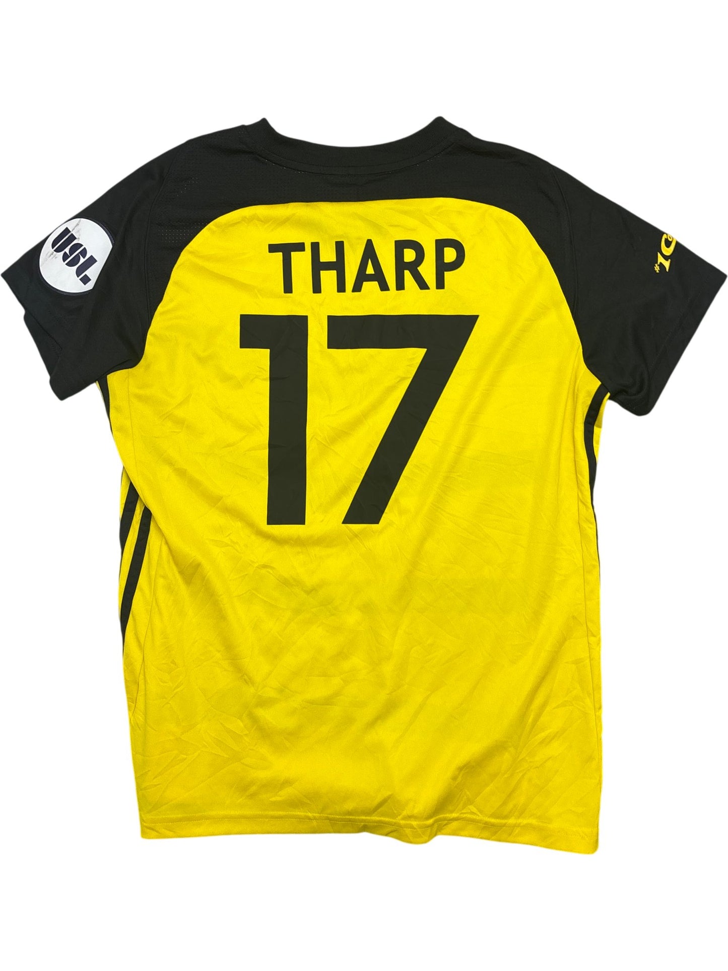 Vintage Yellow Adidas Soccer Jersey (L)