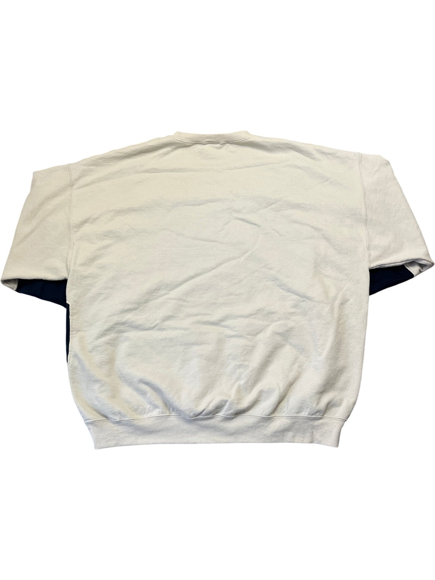 Vintage Cream Nike Crewneck Sweatshirt 90s (XXL)