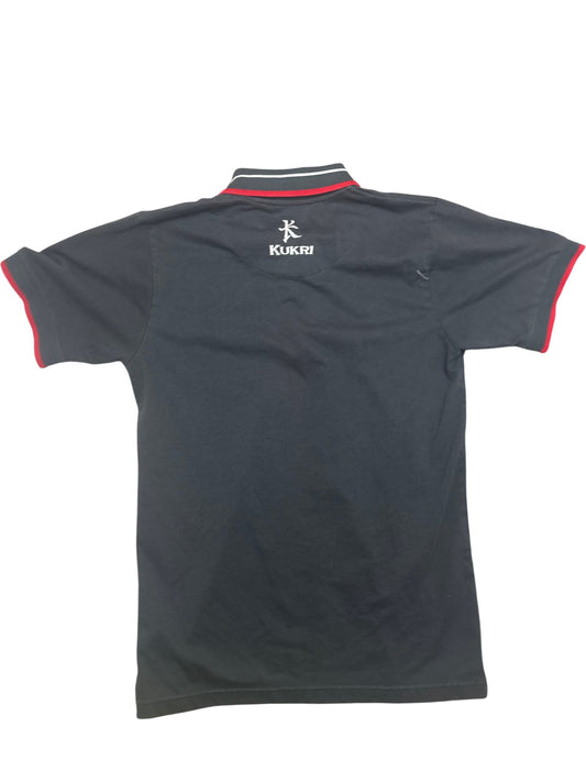 Vintage Black Kukri Polo Shirt Ulster Rugby 6 (M)
