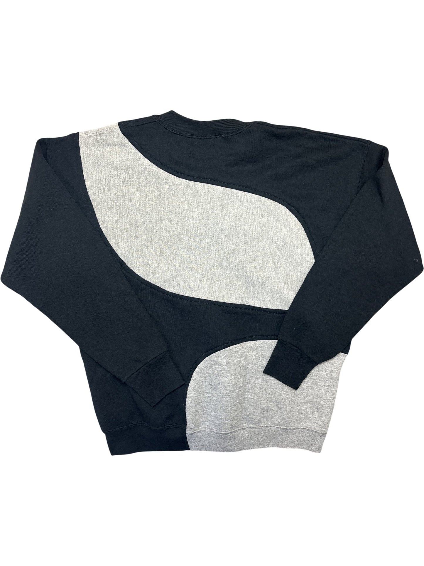 Vintage Black Grey Champion Sweatshirt (L)