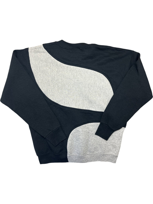 Vintage Black Grey Champion Sweatshirt (L)
