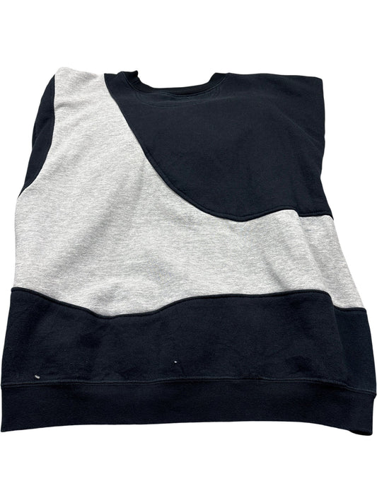 Vintage Black Grey Nike Rework Sweatshirt (L)