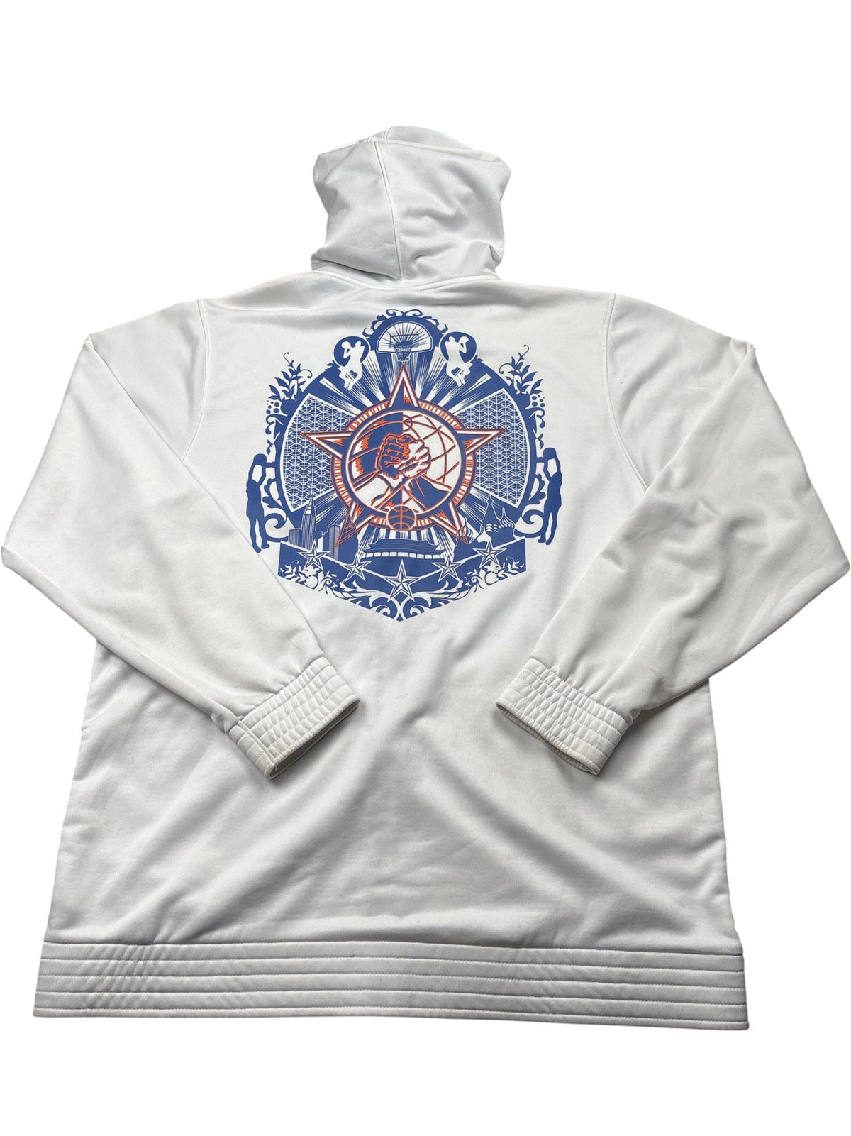 Vintage Blue Nike Hoodie 2010s (XXL)